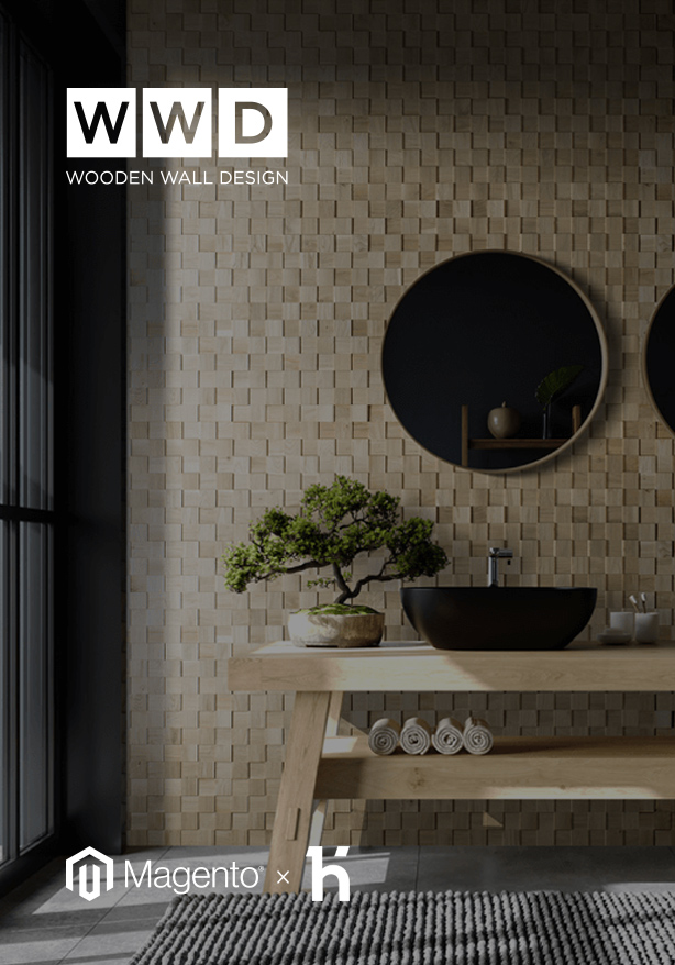 Magento development - Wooden Wall Design